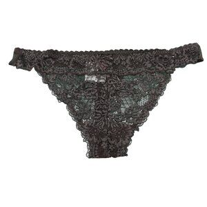 Vera Women's 2X Dark Cocoa Lace Bikini Panties With Tags